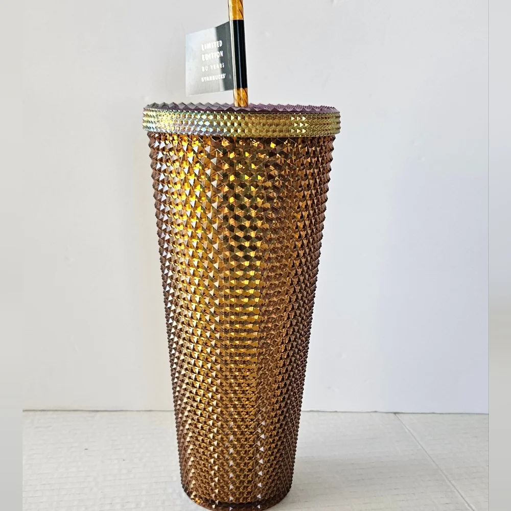 Starbucks 50th anniversary gold studded venti‎ tumbler